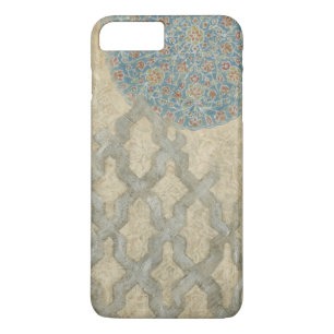 Case-Mate iPhone Case Arrangement floral argenté décoratif de tapisser