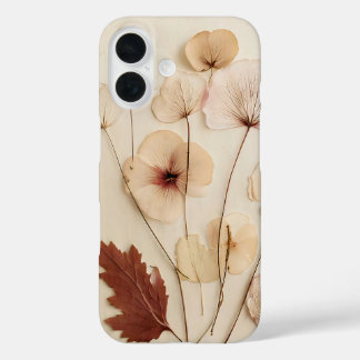 Coque Pour iPhone 16 Arrangement vintage de fleurs séchées