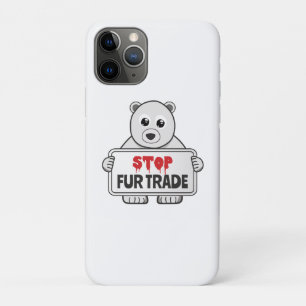Case-Mate iPhone Case Arrêter le commerce de fourrures Sad Ours Polaire