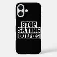 Arrêtez de dire Burpees Équipement d'entraînement