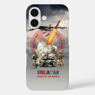 Coque Pour iPhone 16 Arrêtez la guerre
