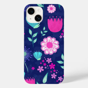 Coque Pour iPhone 14 Arrière - plan à motif floral mignon