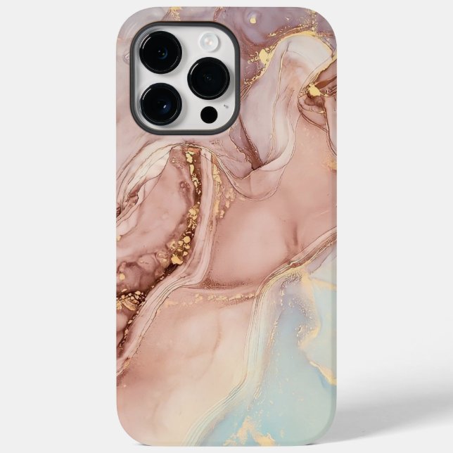 Coques Case-Mate iPhone arrière - plan abstrait beige (Verso)