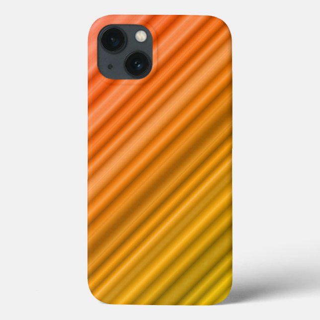 Coques Case-Mate iPhone arrière - plan Abstrait orange (Verso)