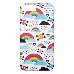 Coque Case-Mate Pour iPhone Arrière - plan adolescent de crâne d'arc-en-ciel