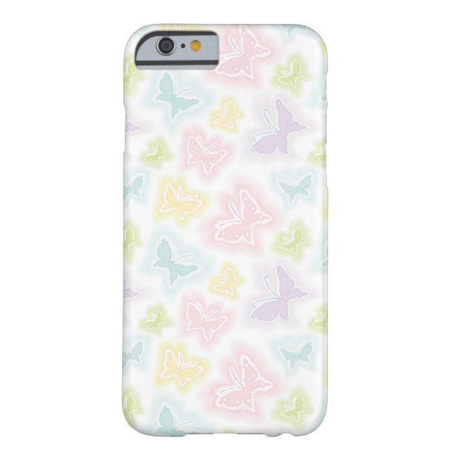 Coques Case-Mate iPhone Arrière - plan avec des papillons dans l'aquarelle (Dos)