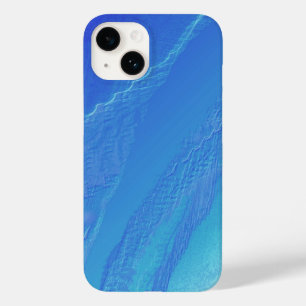 Coque Pour iPhone 14 Arrière - plan bleu