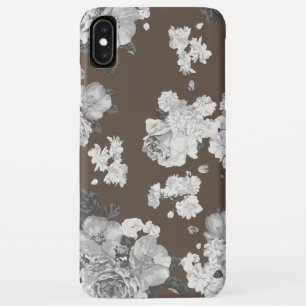 Case-Mate iPhone Case Arrière - plan Brown floral