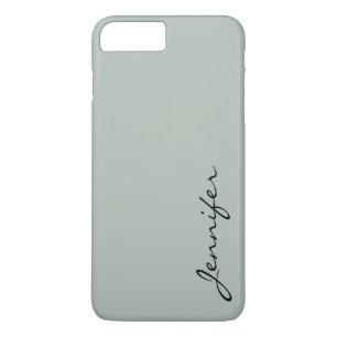 Coque iPhone 8 Plus/7 Plus Arrière - plan couleur gris cendré