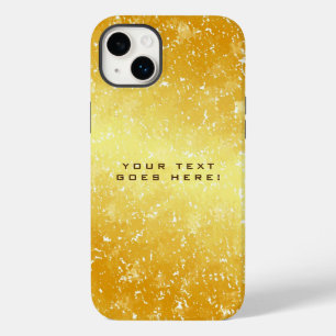 Coque Pour iPhone 14 Plus Arrière - plan couleur or spécial unique clair