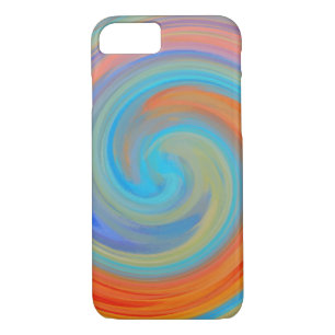 Coque Case-Mate Pour iPhone Arrière - plan d'art tordu coloré Abstrait #8