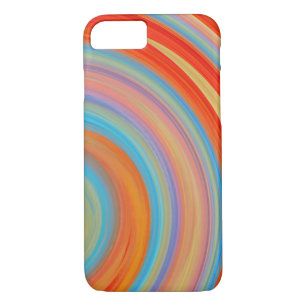 Coque Case-Mate Pour iPhone Arrière - plan d'art tordu coloré Abstrait #9