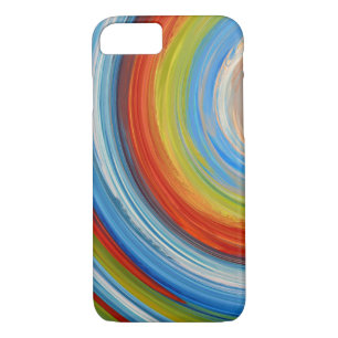 Coques Pour iPhone Arrière - plan d'art tortueux Abstrait #14