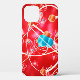 Case-Mate iPhone Case arrière - plan d'atome Abstrait, modèle de chimie 