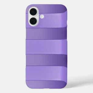 Coques iPhone 16 Plus Arrière - plan de bandes violettes