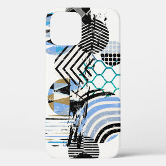 Case-Mate iPhone Case Arrière - plan de cercle géométrique : texture gru