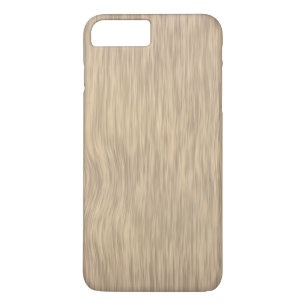 Coque iPhone 7 Plus Arrière - plan de céréales en bois brut en couleur