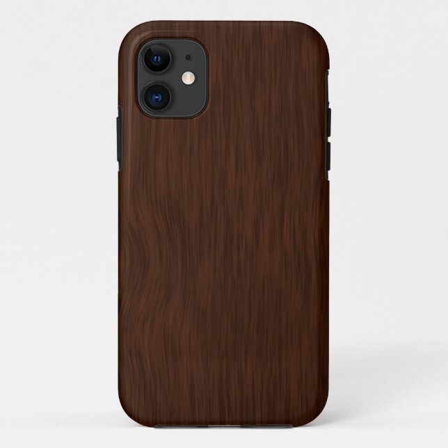 Coques Case-Mate iPhone Arrière - plan de céréales en bois brut foncé (Dos)