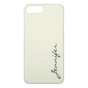 Coque iPhone 8 Plus/7 Plus Arrière - plan de couleur beige