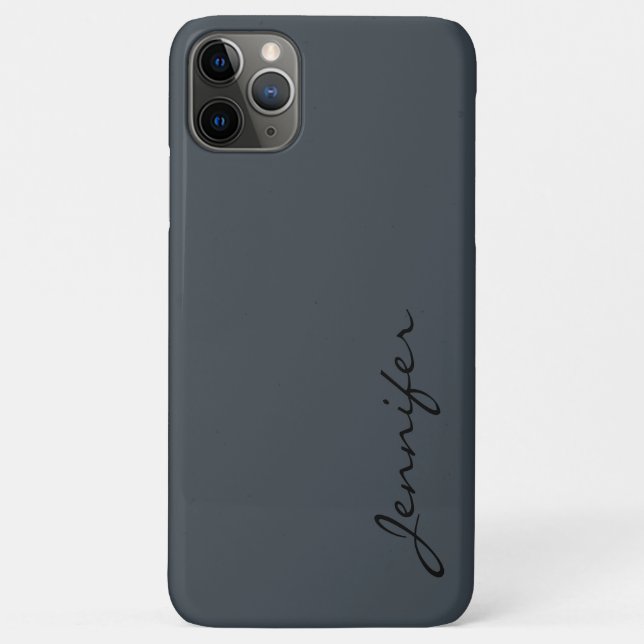 Coques Case-Mate iPhone Arrière - plan de couleur d'arsenic (Dos)