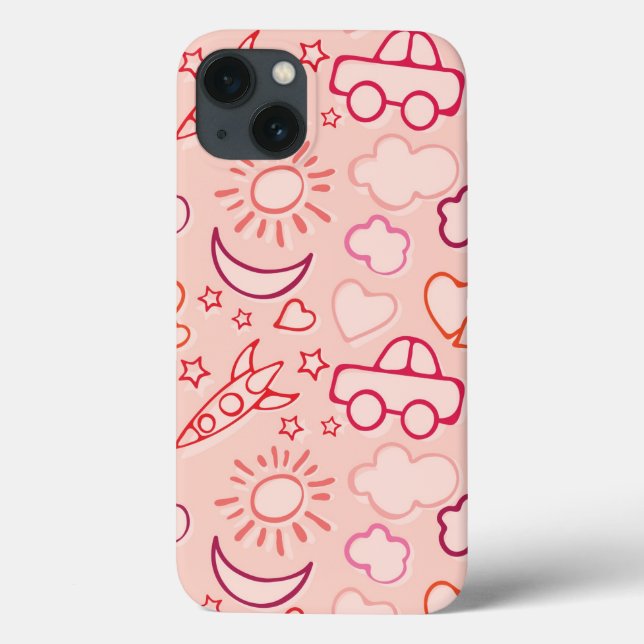 Coques Case-Mate iPhone arrière - plan de jouets (Verso)