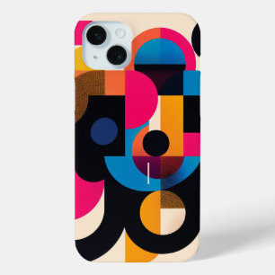 Coque iPhone 15 Mini Arrière - plan de lettres colorées