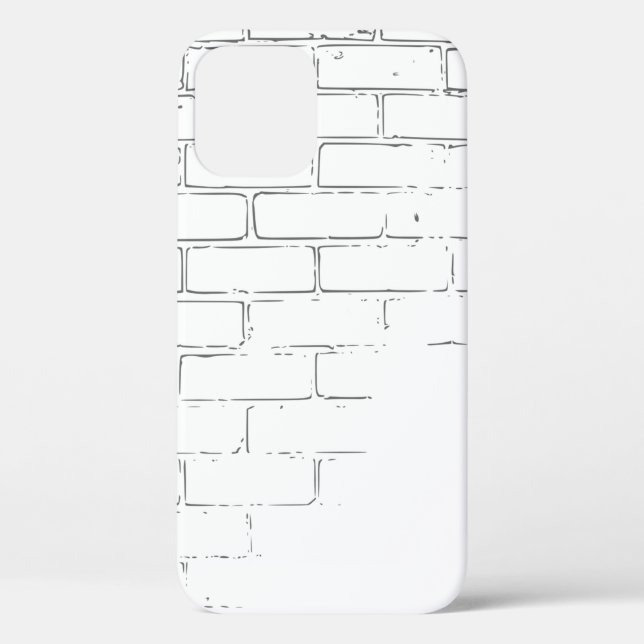 Coques Case-Mate iPhone Arrière - plan de texture murale de briques (Verso)