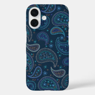 Coque Pour iPhone 16 Arrière - plan de texture Paisleys