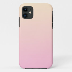 Case-Mate iPhone Case Arrière - plan dégradé rose pâle et jaune
