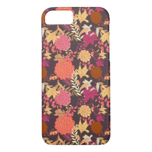 Coque iPhone 7 Arrière - plan floral 2