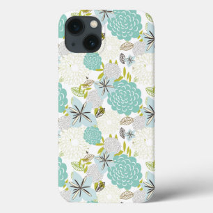 iPhone 13 Case arrière - plan floral 5