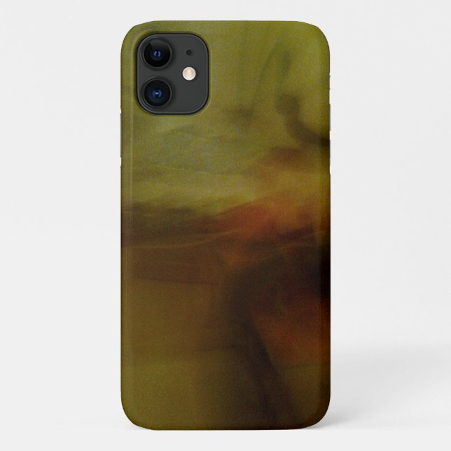 Coques Case-Mate iPhone Arrière-plan flou marron (Dos)