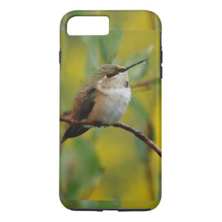 Etui iPhone Case-Mate arrière - plan jaune colibri vert