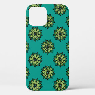 Case-Mate iPhone Case Arrière - plan motif sans couture à feuilles verte