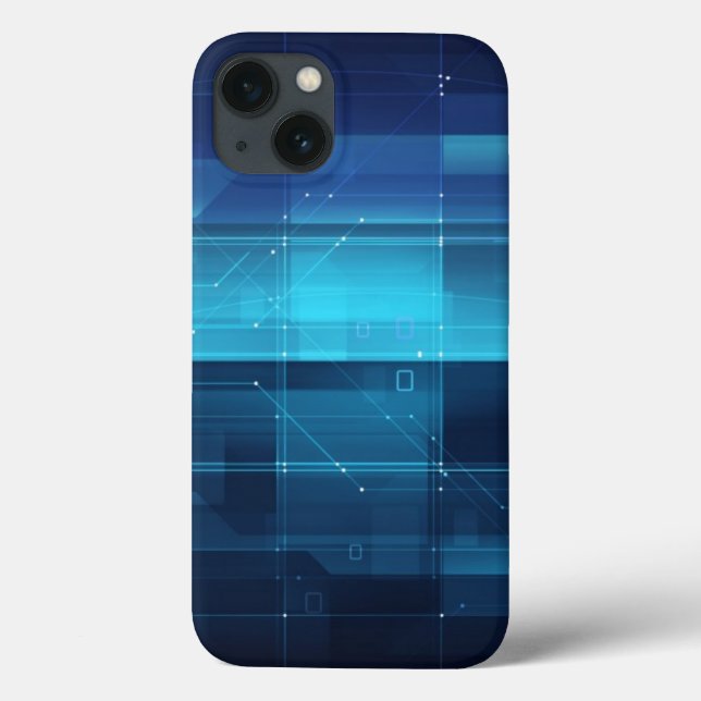 Coques Case-Mate iPhone Arrière - plan numérique de pointe (Verso)