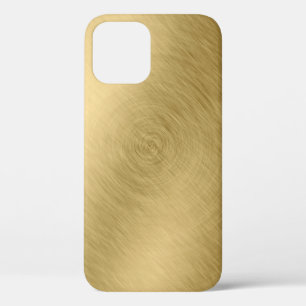 Case-Mate iPhone Case Arrière - plan or métal brossé ou textureabstract,