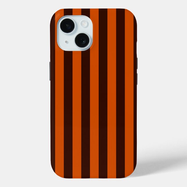 Coques Case-Mate iPhone Arrière - plan Orange Stripes prêt à (Verso)