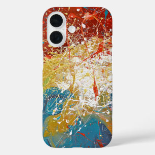 Coque Pour iPhone 16 Arrière - plan Paint Splash