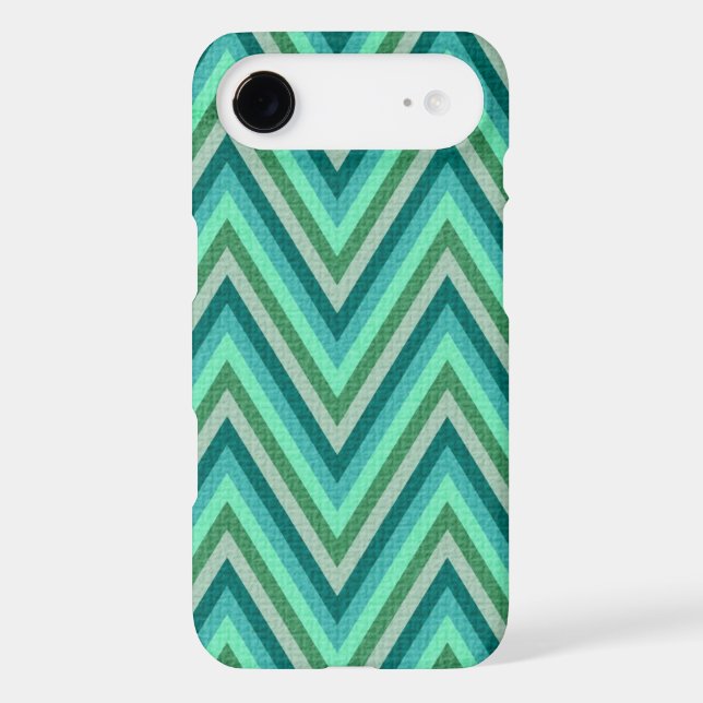 Coques Case-Mate iPhone Arrière - plan rayé de zigzag (Verso)
