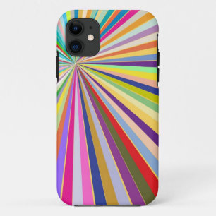 Coque iPhone 11 Arrière - plan rayé frais