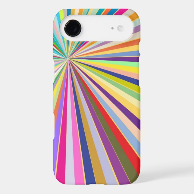 Coques Case-Mate iPhone Arrière - plan rayé frais (Verso)