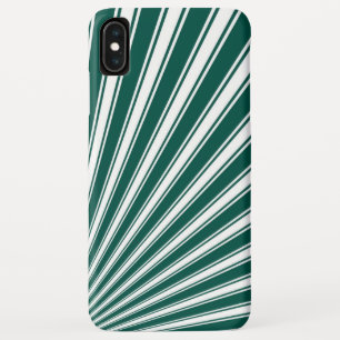 Case-Mate iPhone Case Arrière - plan rétro Turquoise vert Funky Sun Rays