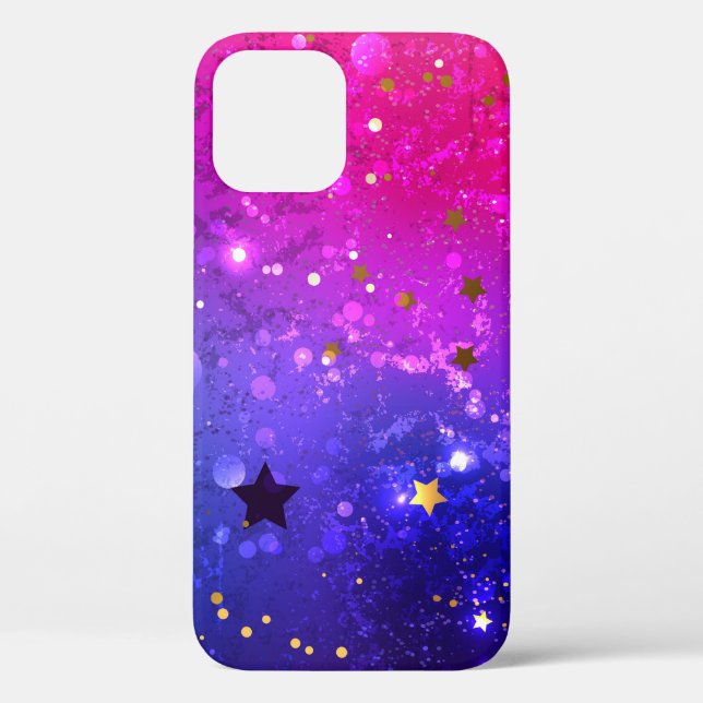 Coques Case-Mate iPhone Arrière - plan rose brillant (Verso)