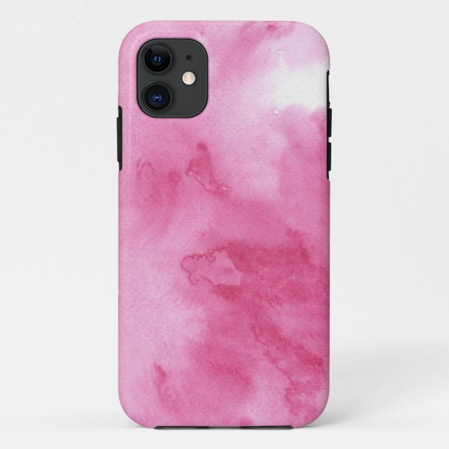 Coques Case-Mate iPhone arrière - plan rose d'aquarelle pour le votre (Dos)