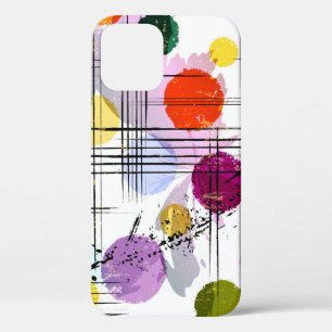 Case-Mate iPhone Case Arrière - plan sans couture inspiré par l'art Abst