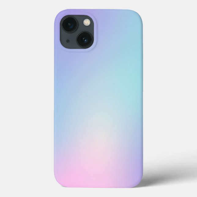 Coques Case-Mate iPhone Arrière - plan sombre rose et bleu (Verso)