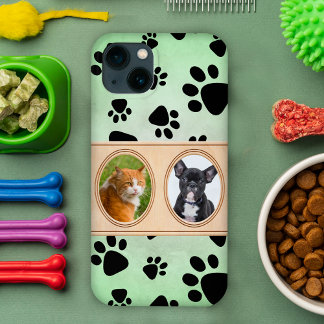 Case-Mate iPhone Case Arrière - plan vert avec pattes, photo personnalis