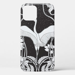 Case-Mate iPhone Case Arrière - plan vintage avec fleurs décoratives e