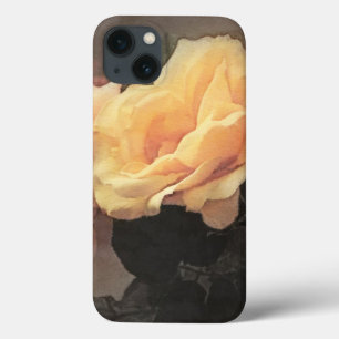 iPhone 13 Case arrière - plan vintage floral d'art dans des