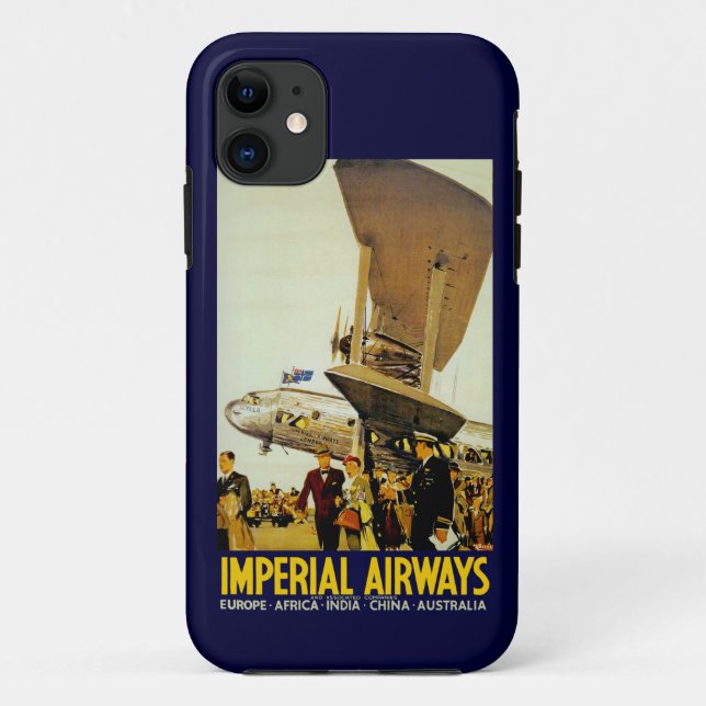 Coques Case-Mate iPhone Arrivée d'Imperial Airways (Dos)